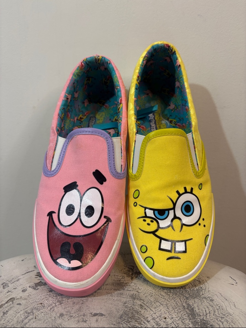 SpongeBob SquarePants Patrick Star Character Slip-On Sneakers, Ground Up Size 8